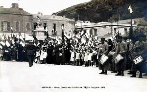 NEMOURS - FETE AU GOUVERNEUR GENERAL WEIGAND - 1941